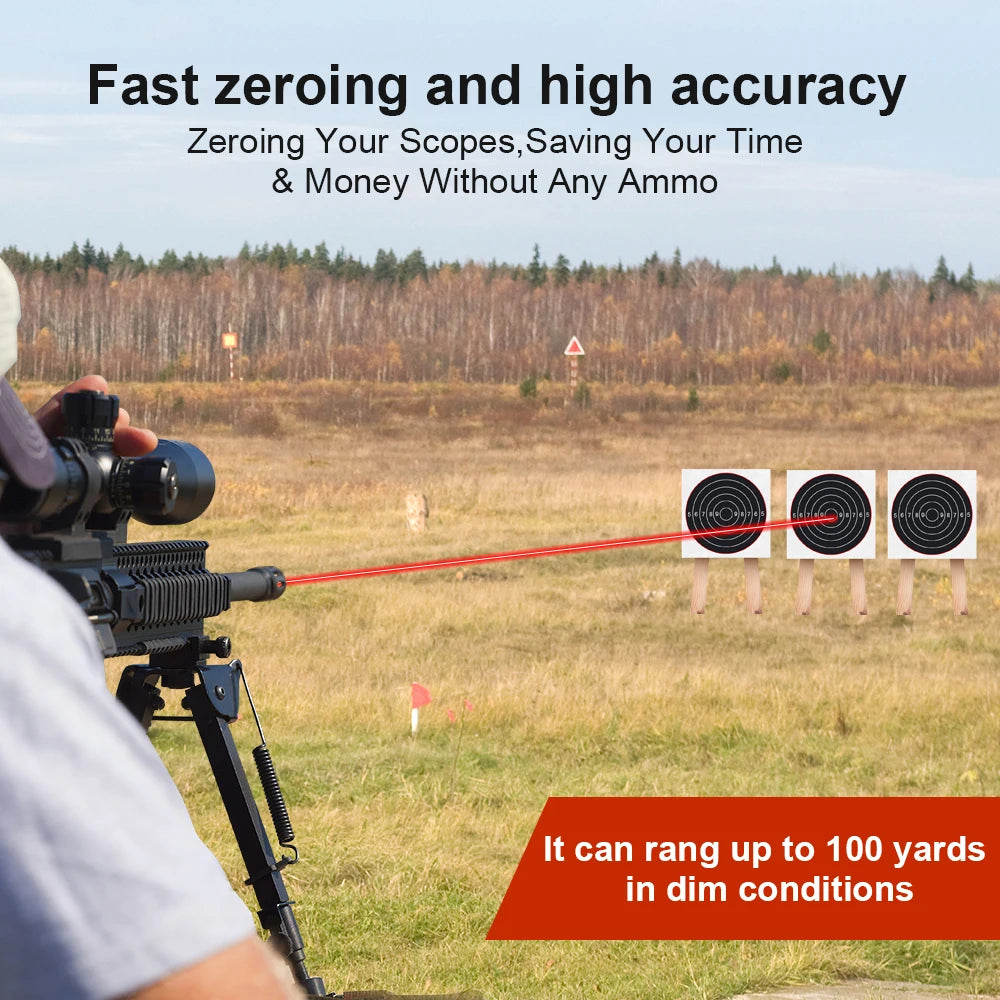 Multi Caliber Bore Sight Laser For Pistol And Rifle