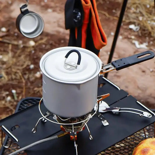 Electric Outdoor Camping Pot Aluminum Alloy With Handle