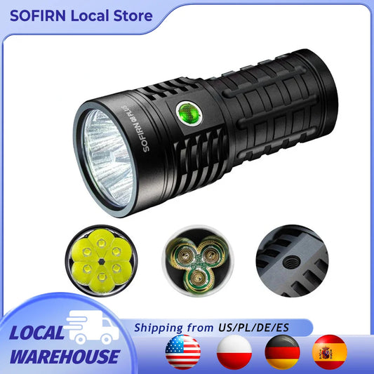 Sofirn Q8 Plus 16000 Lumen USB C Rechargeable Anduril 2.0 Flashlight