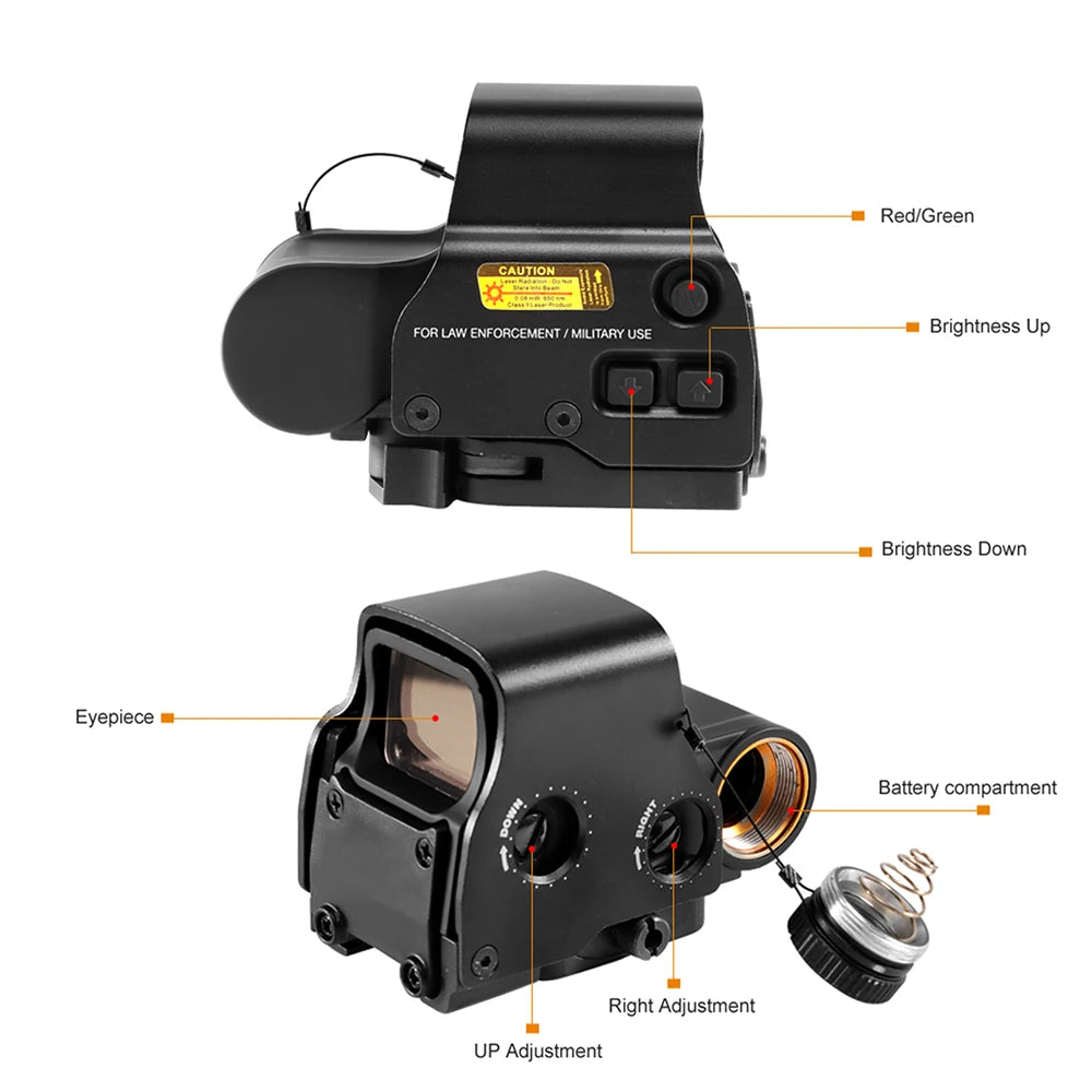 Bestsight Holographic Reflex Sight for Rifle Scope Mounts