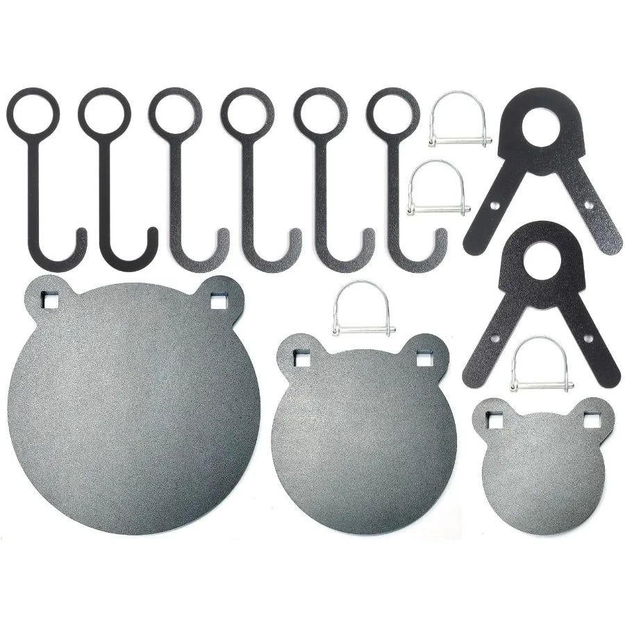 High Concerned Chemical AR500 Steel Target Full Body Silhouette Gong