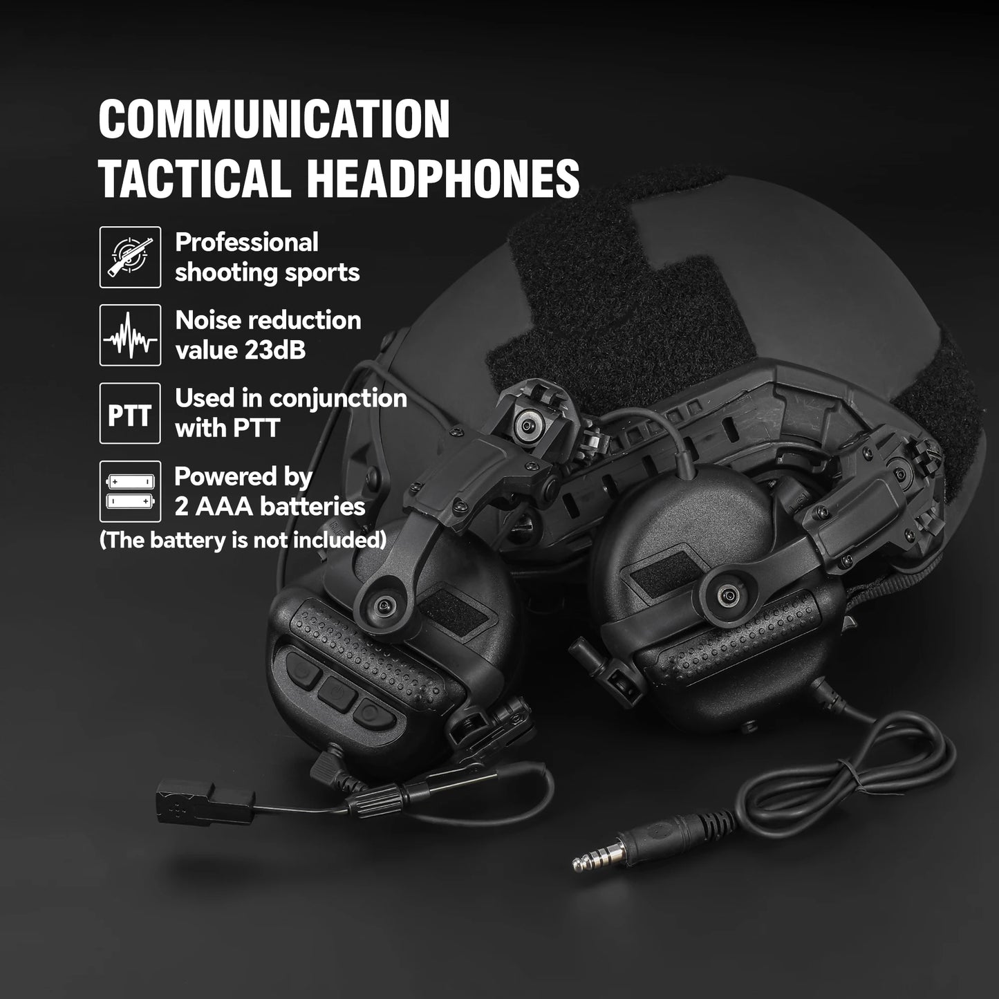 Arm Next Tactical Shooting Earmuffs Headset With Active Noise Reduction