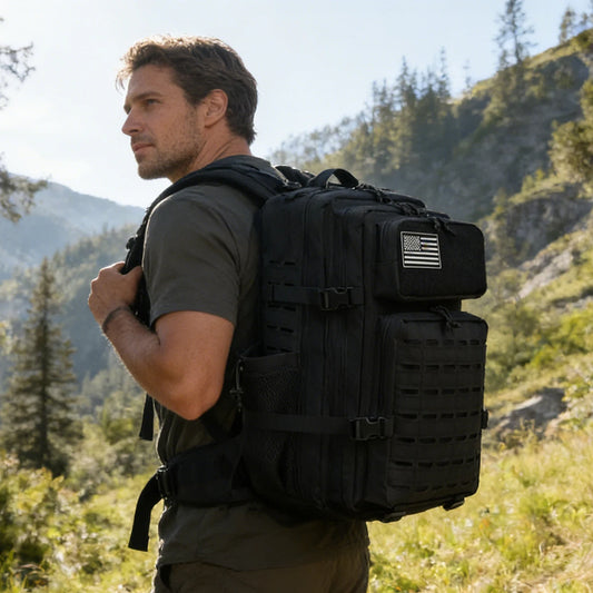 ReFire Gear Tactical Backpack Outdoor Hiking Travel With Cup Holder