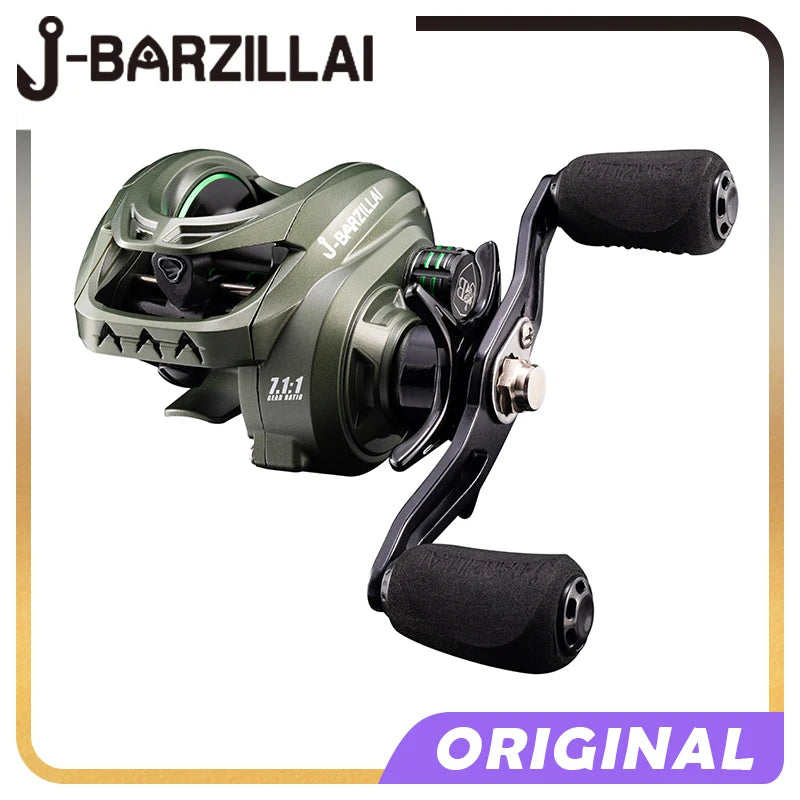 J-BARZILLAI PL Baitcasting Fishing Reel 5 Plus 1BB 7To1 Gear Ratio