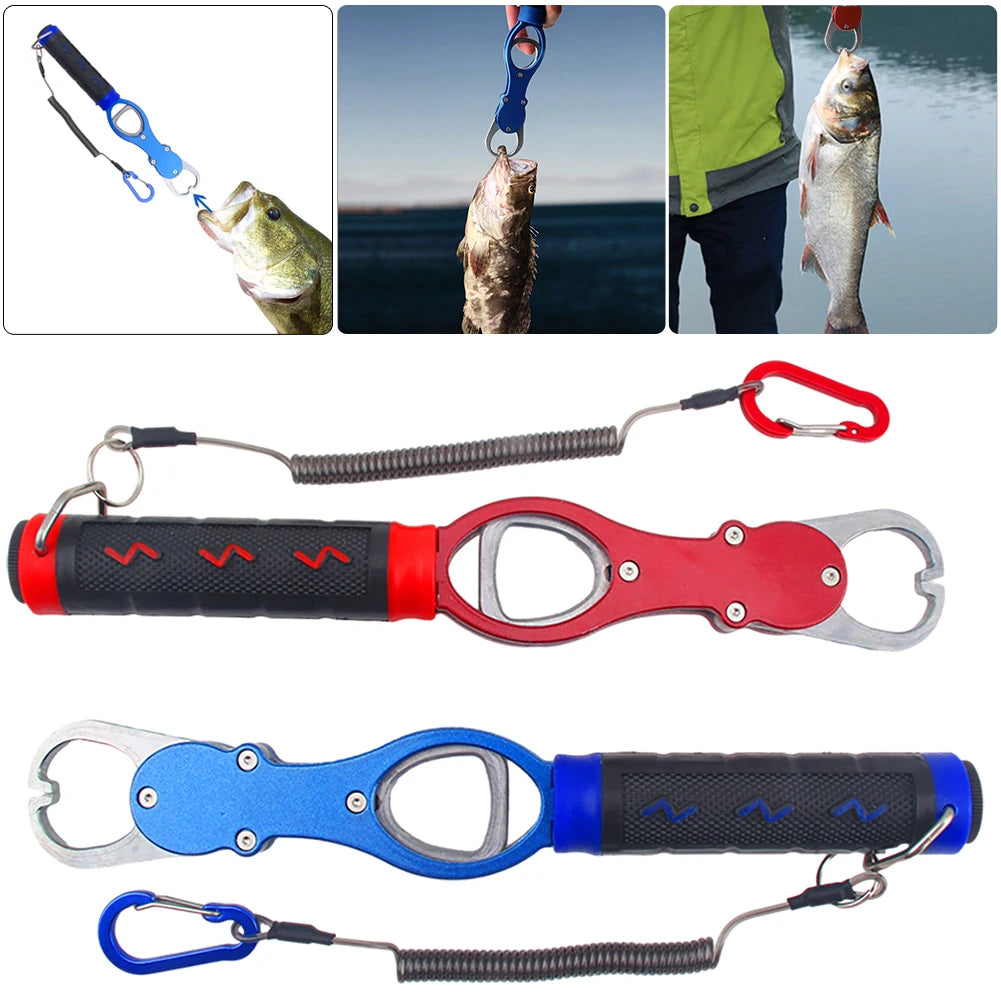 Shunmaii Fishing Pliers Lip Gripper With Lanyard Non Slip Handle
