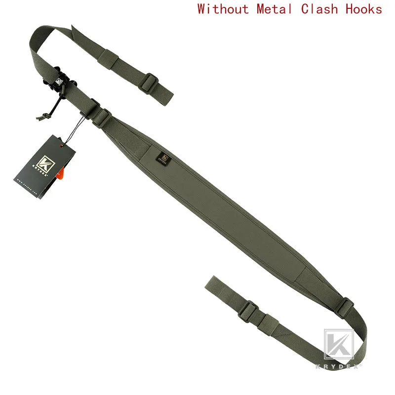 KRYDEX Tactical Modular Rifle Sling 2 Point Removable 1 Point