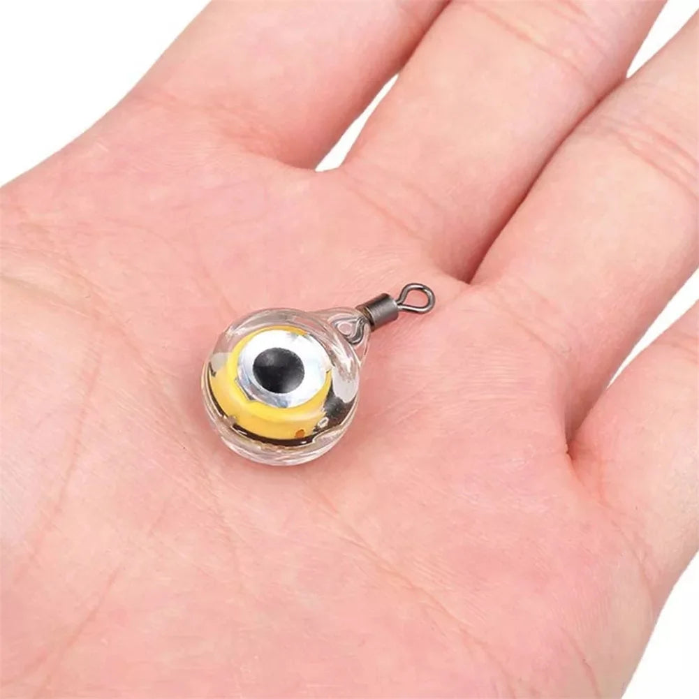 Mini LED Deep Drop Fishing Lure Luminous Underwater Eye Shape