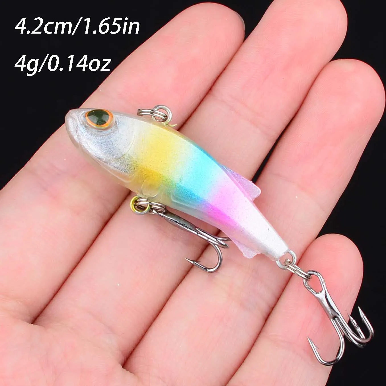 Mini VIB Fishing Lure Vibration Bait For Ice Bass Tackle