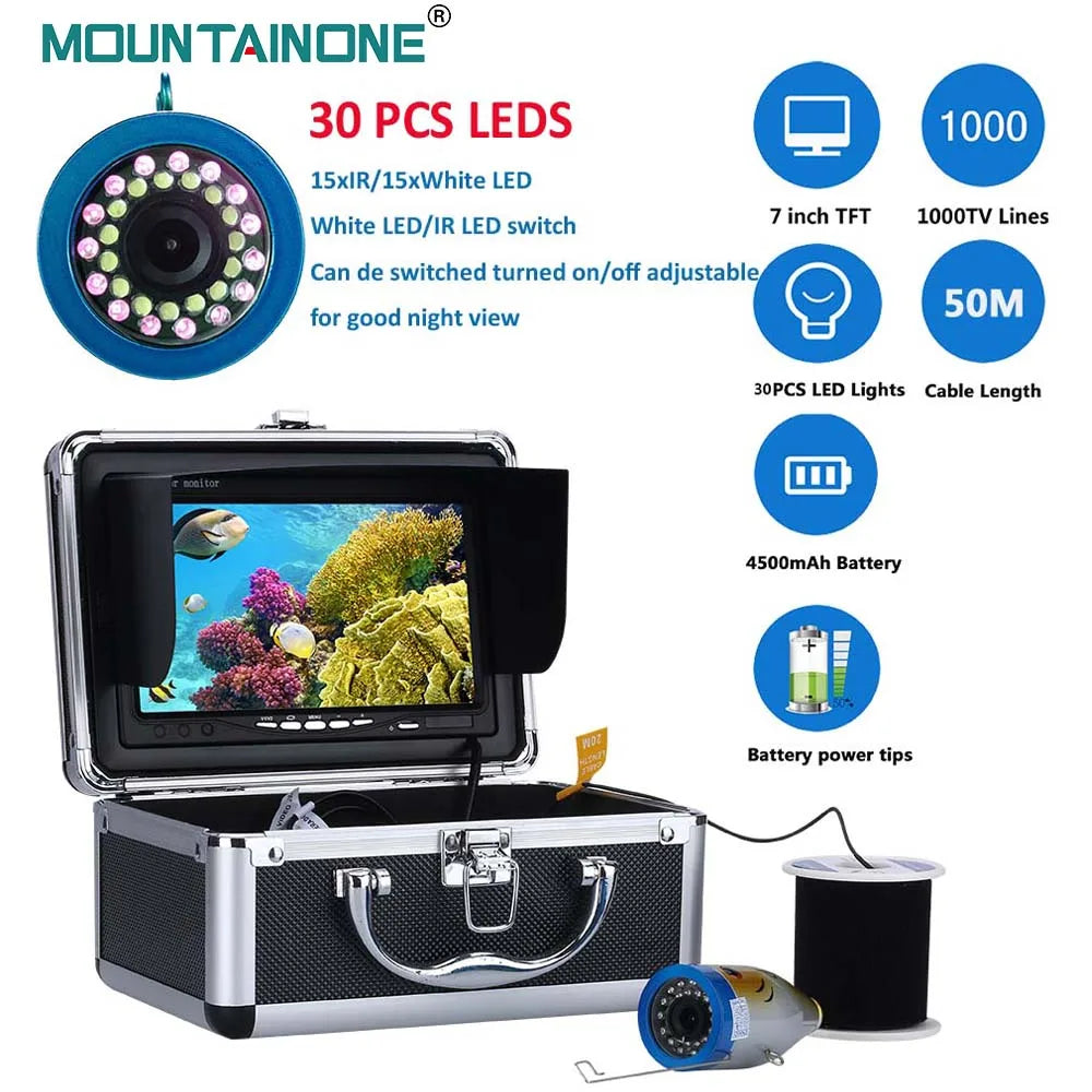 Mountain One Underwater Fishing Camera 1000TVL with LEDs