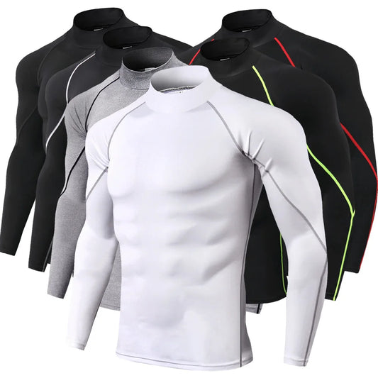 GACAYALLCN Men's Quick Dry Running Long Sleeve T Shirt