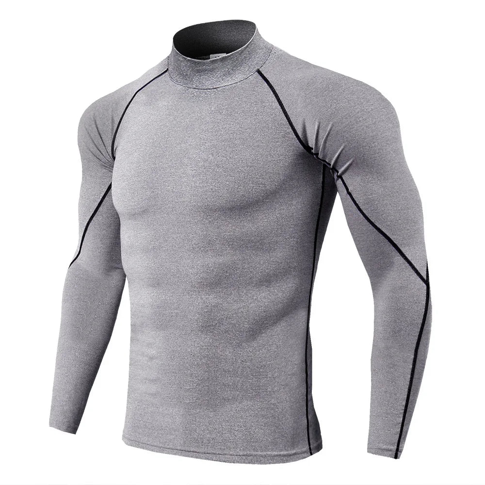 GACAYALLCN Men's Quick Dry Running Long Sleeve T Shirt