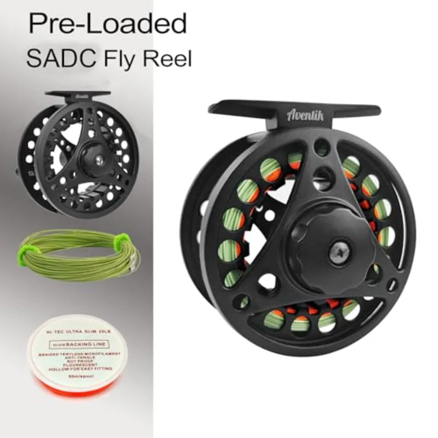 Extreme Fly Fishing Combo Kit Starter Rod And Reel Travel Case