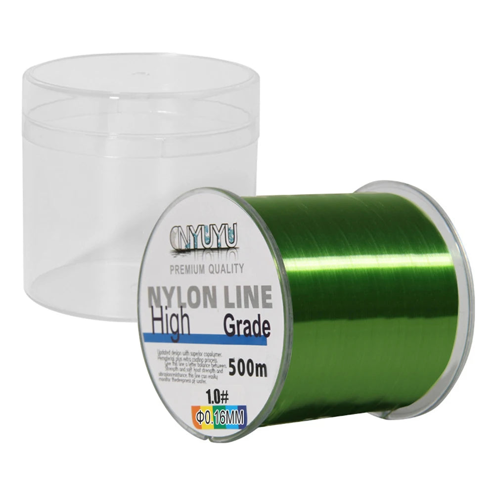 Braided Fishing Line 500M Abrasion Resistant 18 To 90Lb Nylon For Saltwater