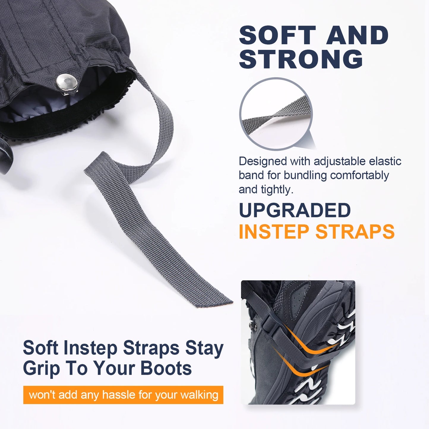 Lixada Gaiters Waterproof Snow Windproof Hiking Camping Shoe Covers