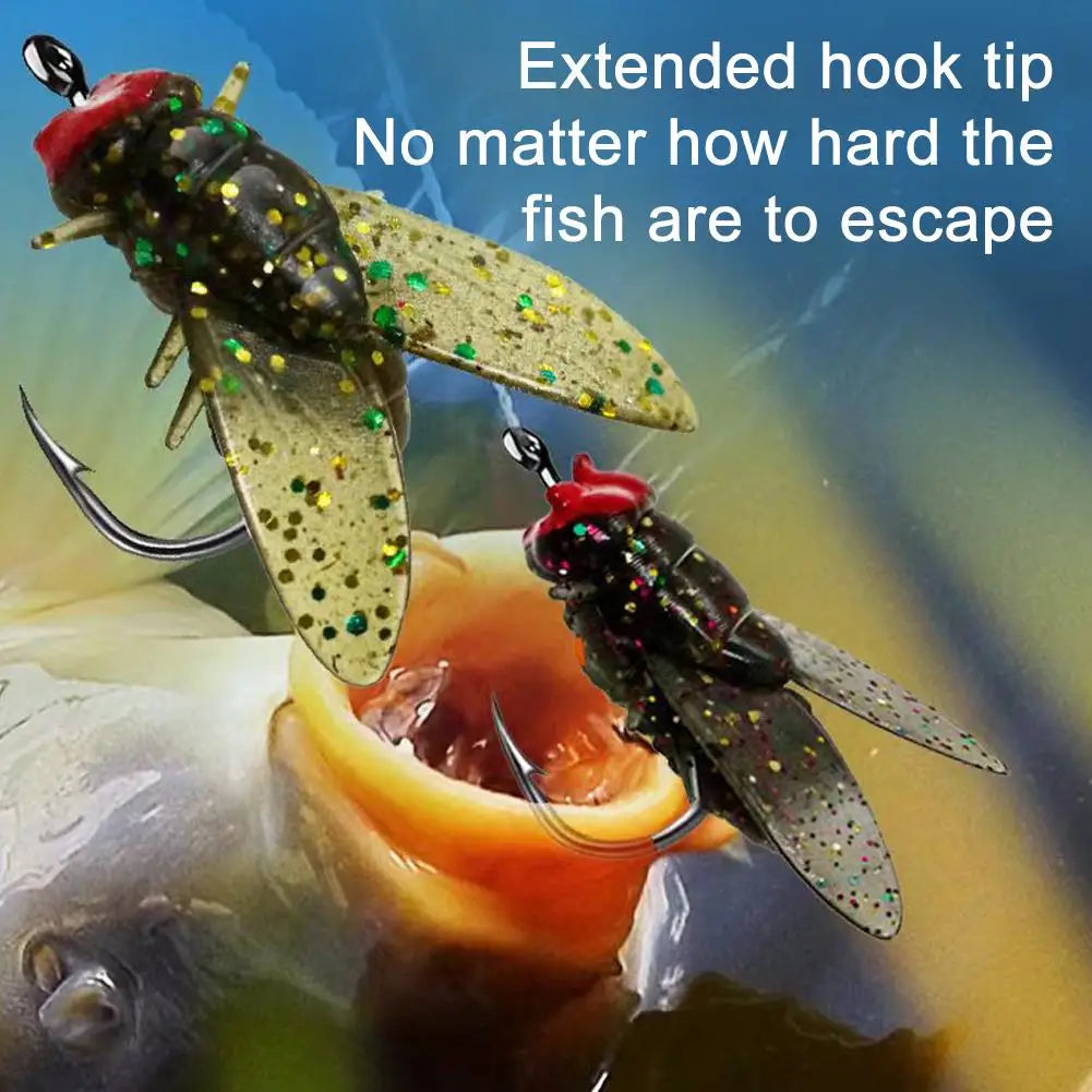 Trout Fly Fishing Lure Kit With Jig Swimbait Hooks