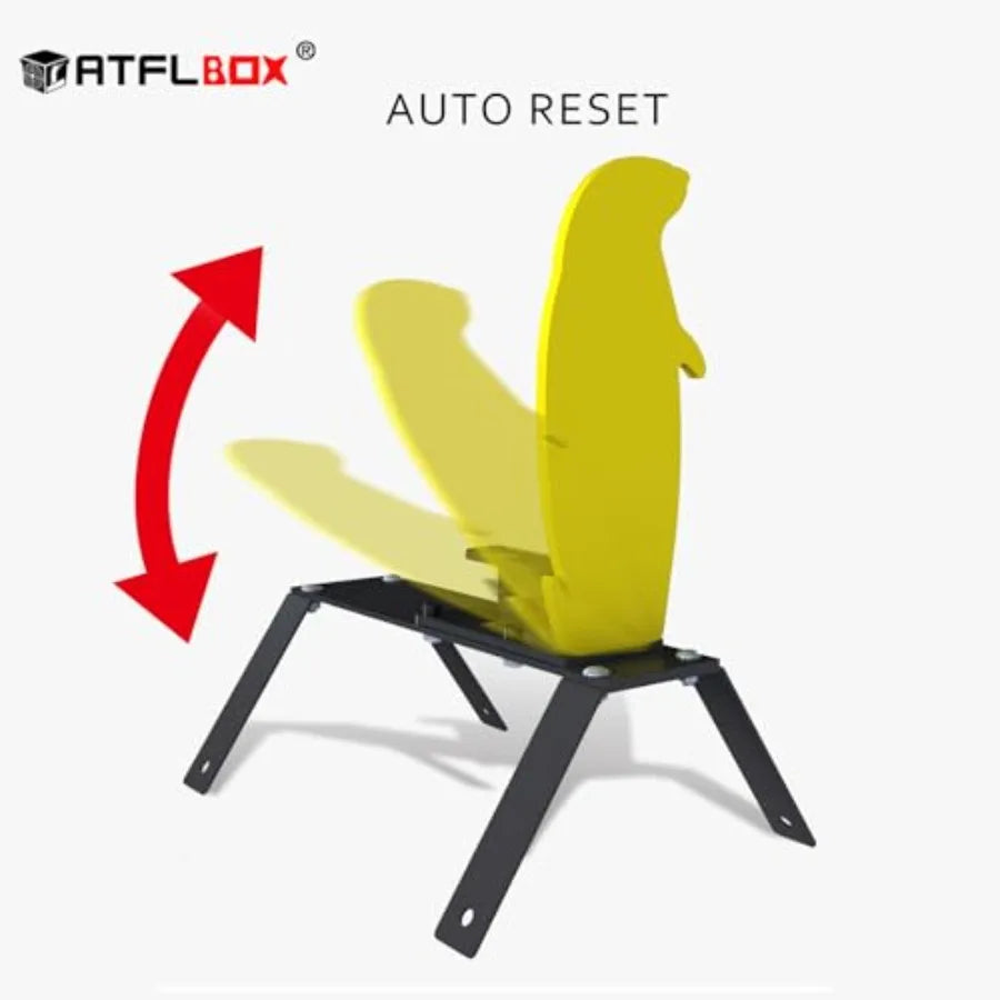 Prairie Dog AR500 Auto Reset Target Three Eighths Inch With Stand