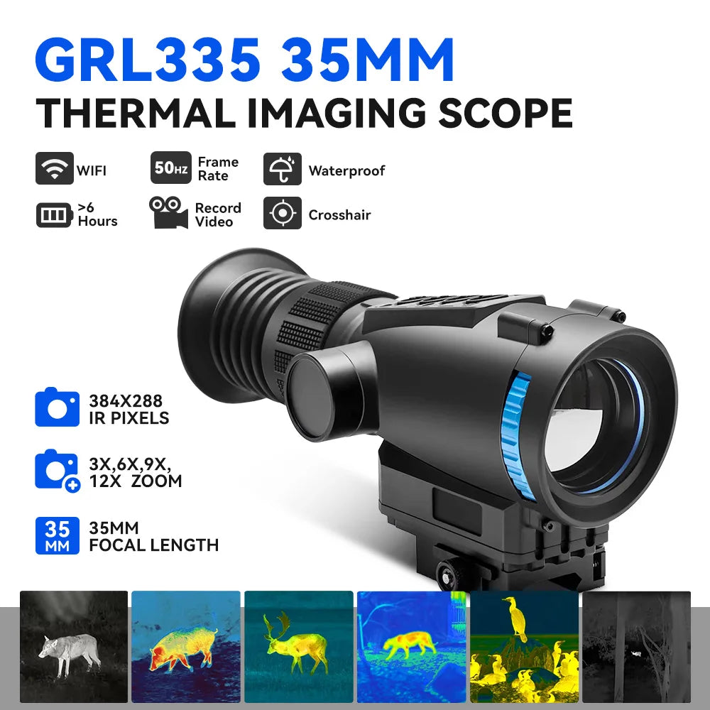 CSCUNSHE Thermal Scope GRL325 GRL335 55Hz 1500m Video Rec