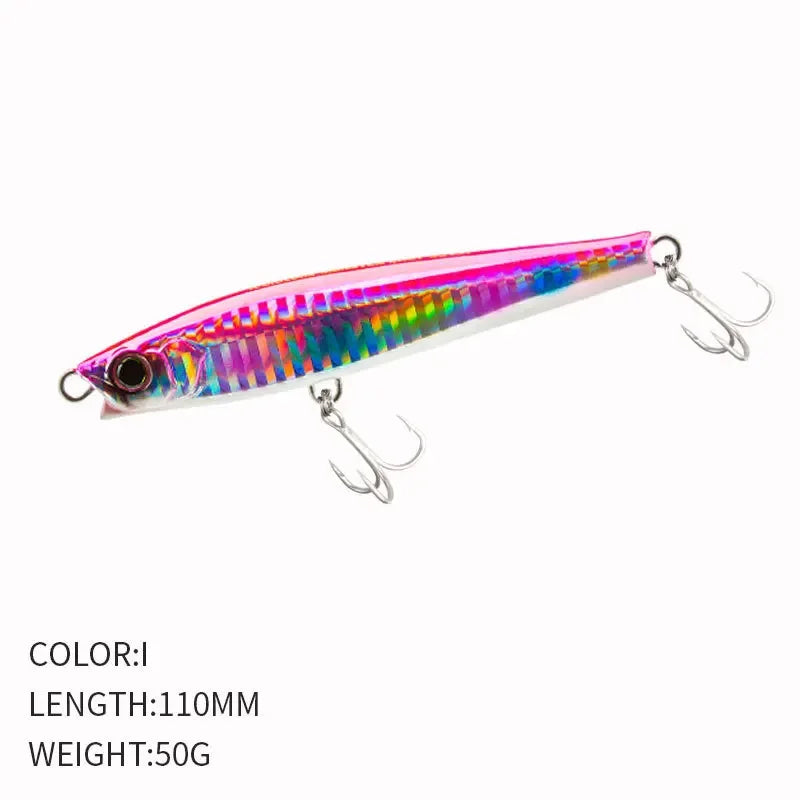 YTYIN Bass Lure Sinking Minnow Pencil Saltwater Bait
