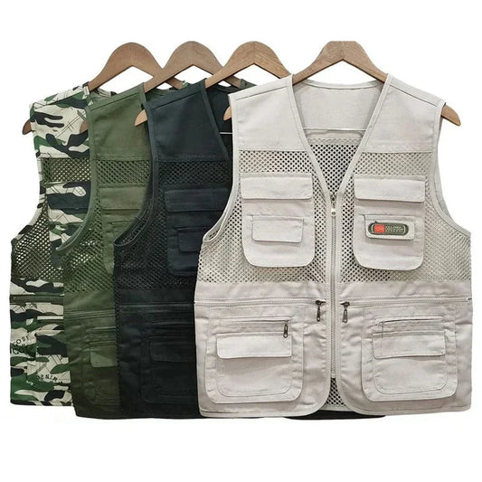 Lightweight Mesh Vest With Multi Pocket For Photography And Outdoor