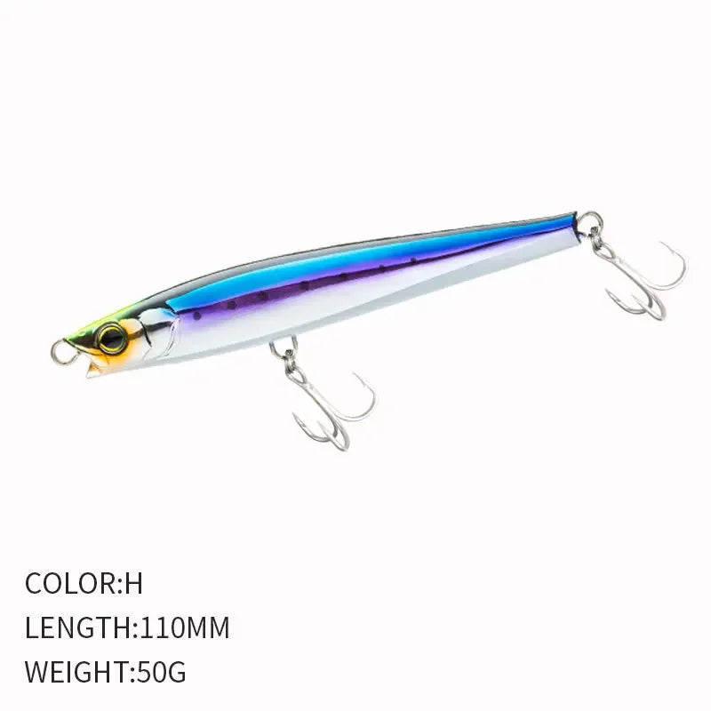 YTYIN Bass Lure Sinking Minnow Pencil Saltwater Bait
