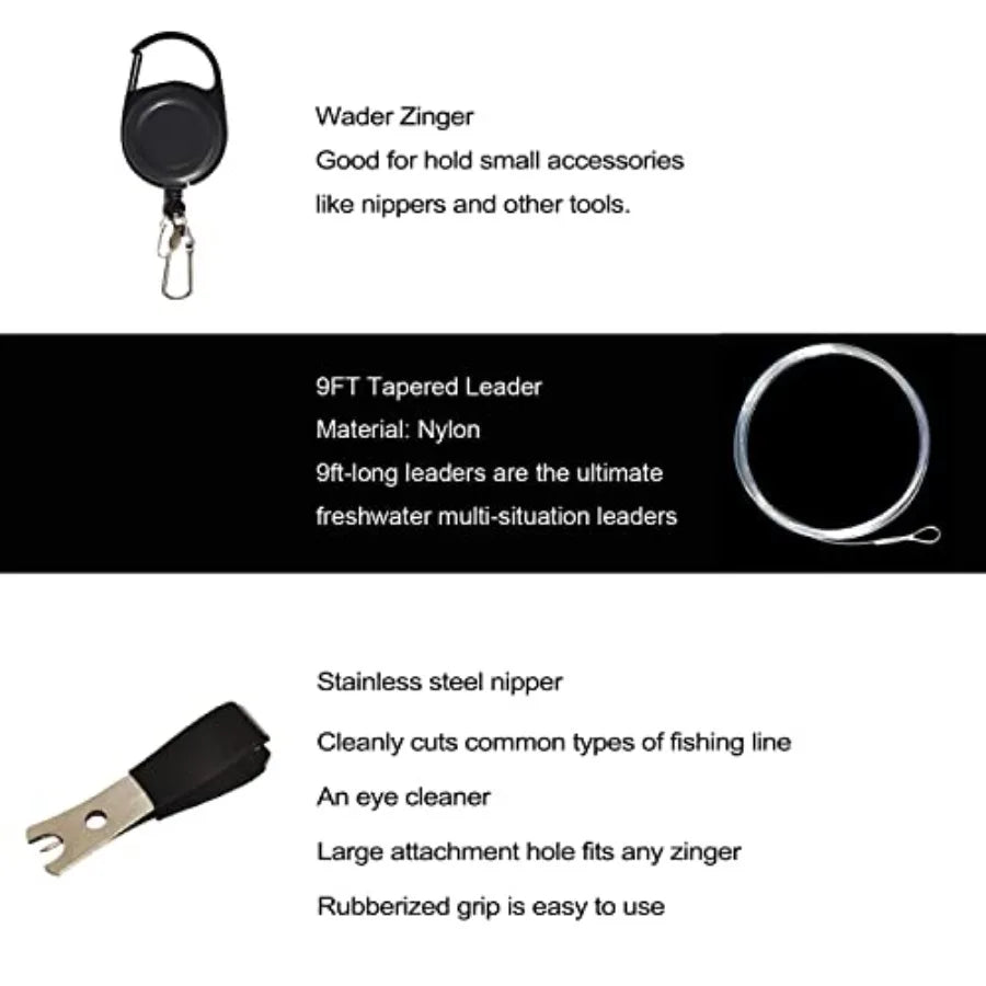 Extreme Fly Fishing Combo Kit Starter Rod And Reel Travel Case