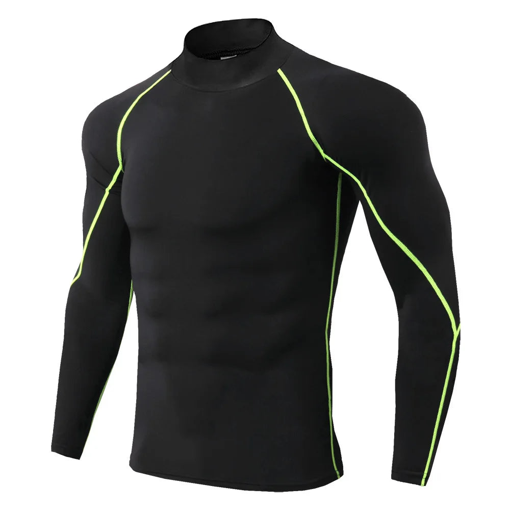 GACAYALLCN Men Quick Dry T Shirt Long Sleeve Compression