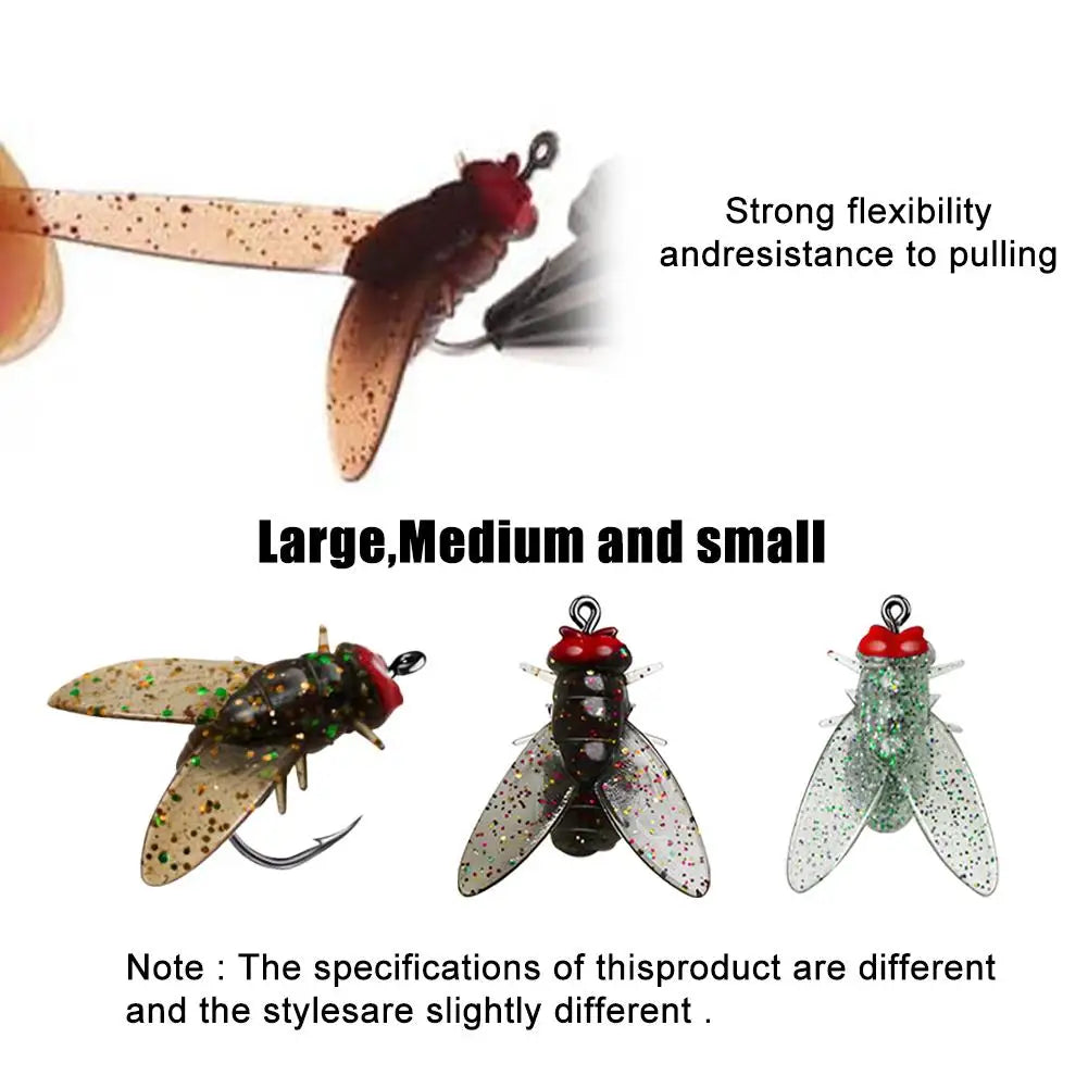 Trout Fly Fishing Lure Kit With Jig Swimbait Hooks