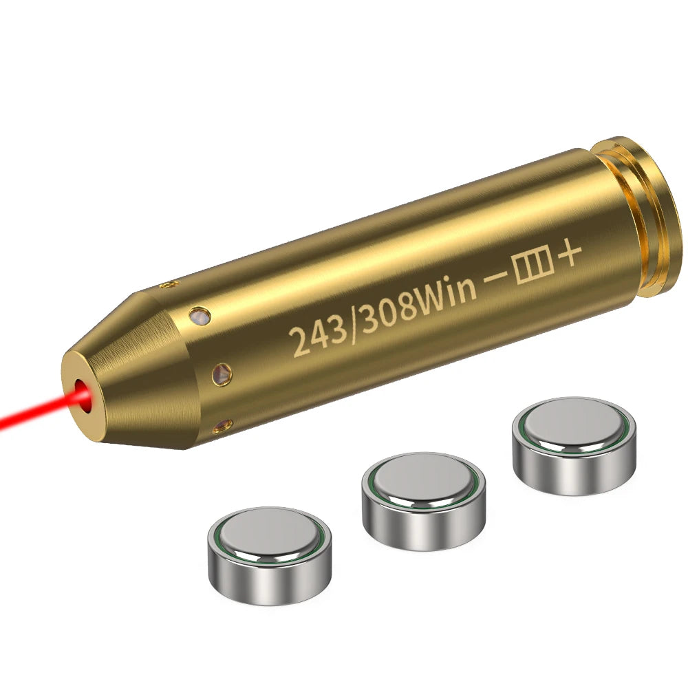 High-concerned Bore Sight Laser Cartridge Red Dot Sighter for Pistols