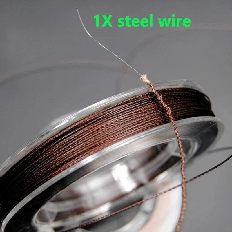 4 Strands Braided Steel Wire PE Multifilament Boat Fishing Line